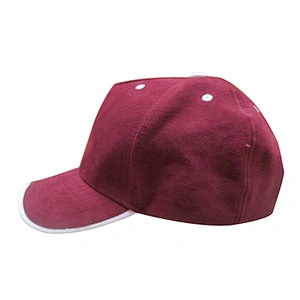 maroon color blank sports cap