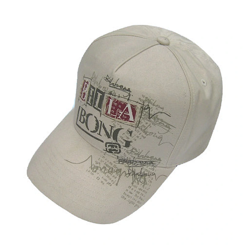 Fashion customized 5 panel cotton twill charater sports cap with embroidery