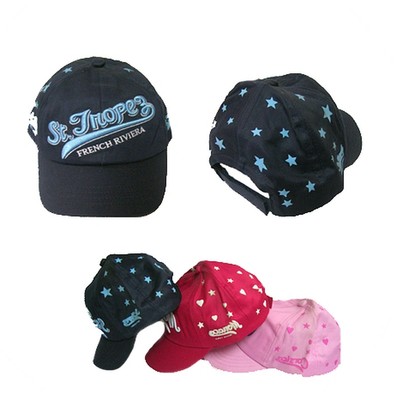 neon printing baby crochet hat