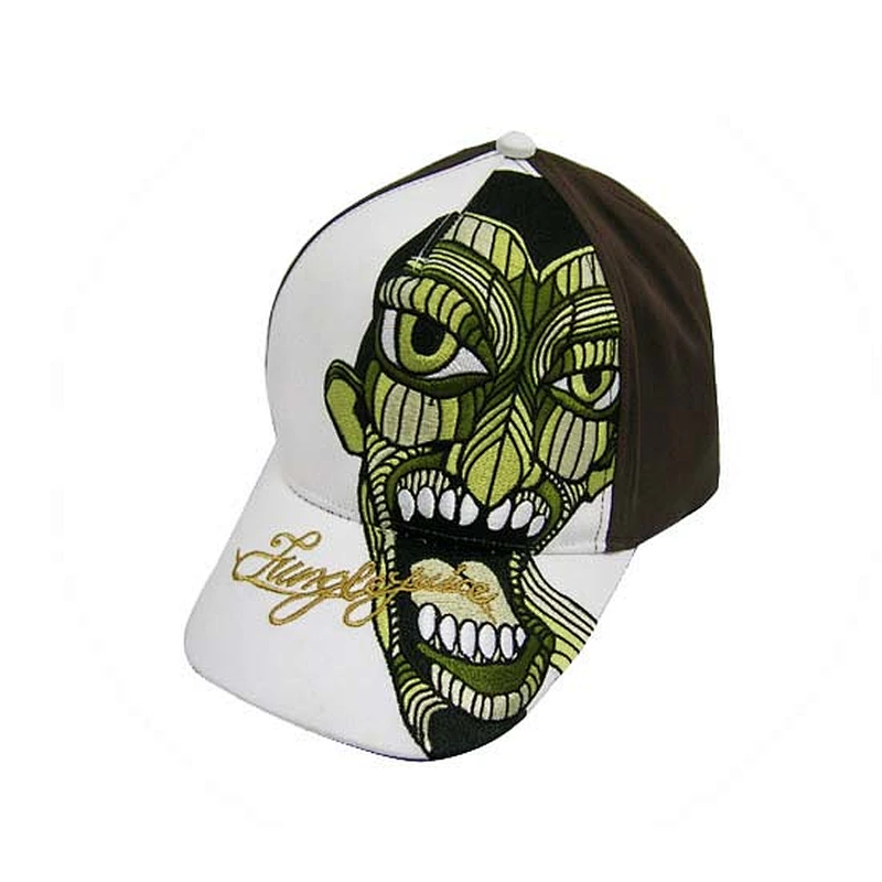 6 panel cotton twill sports cap with embroidery