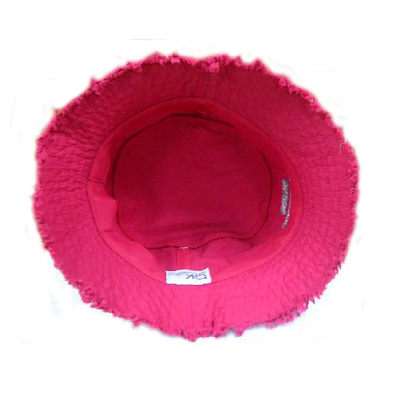 Fashion worn brim bucket hat with printing