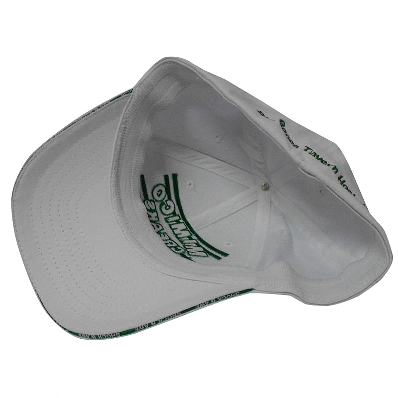 Fashion close on back sandwich 6 panel sport cap with embroidery