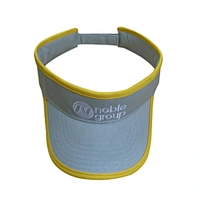 High quality 100% cotton sunvisor hat with contrast binding