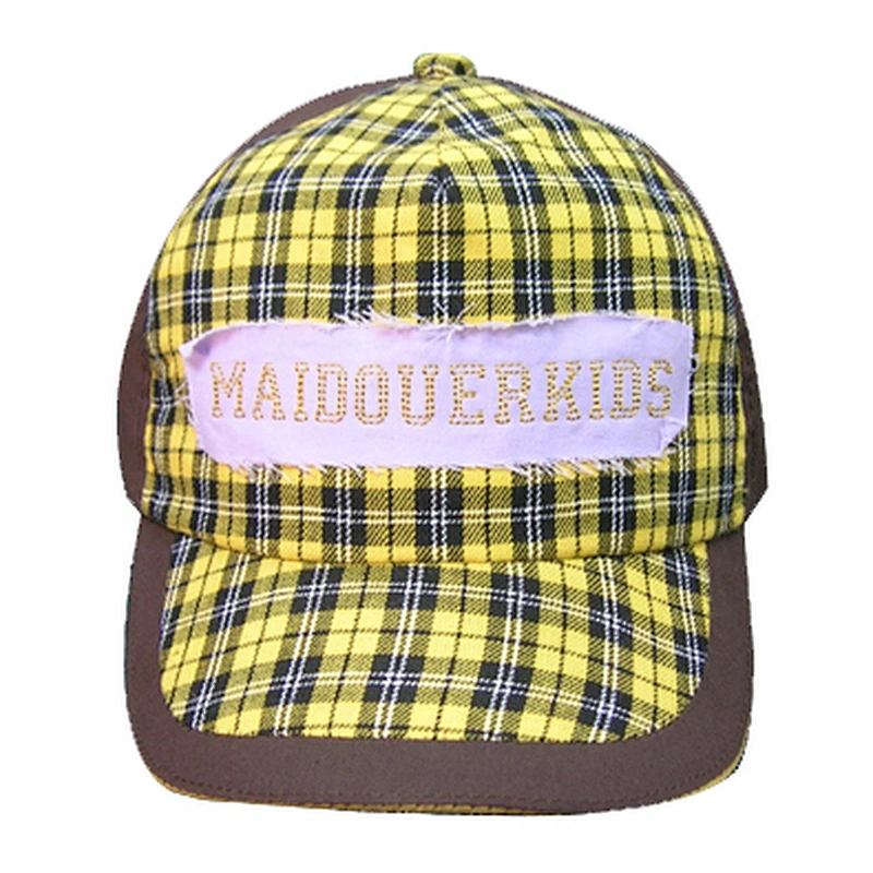 6 panel cotton twill children's cap with embroidery