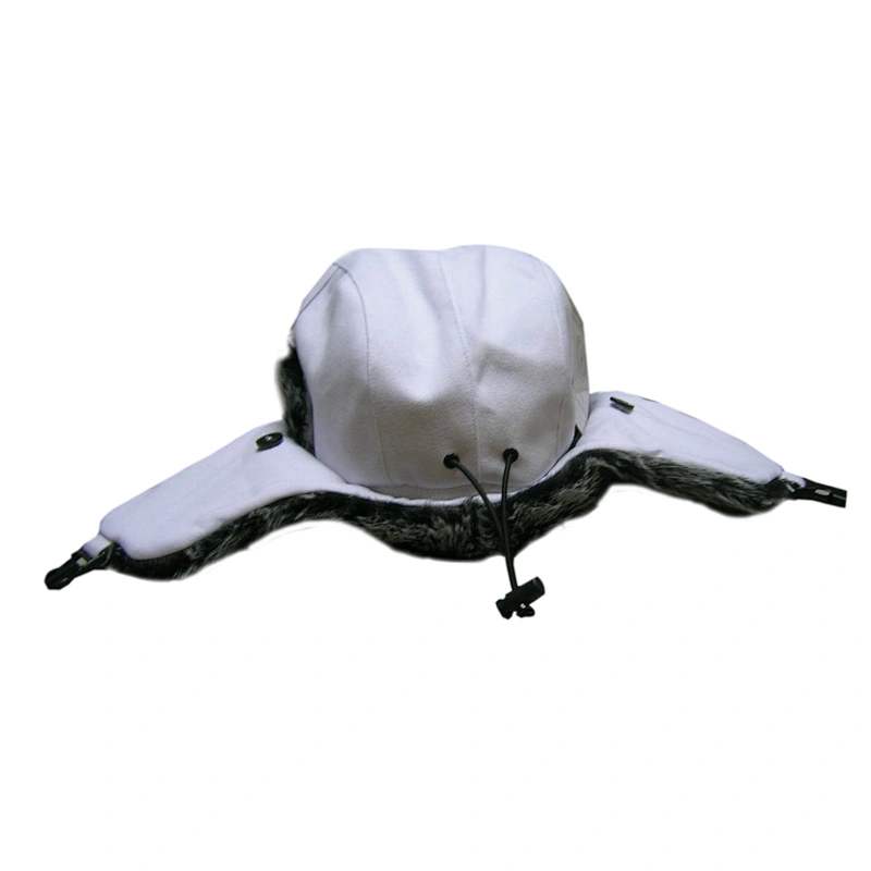 Wholesale Winter Outdoor Warmer Thick Bicycle Ear Protection Peaked Cap Embroidery Logo Unisex Trooper Snow Hat