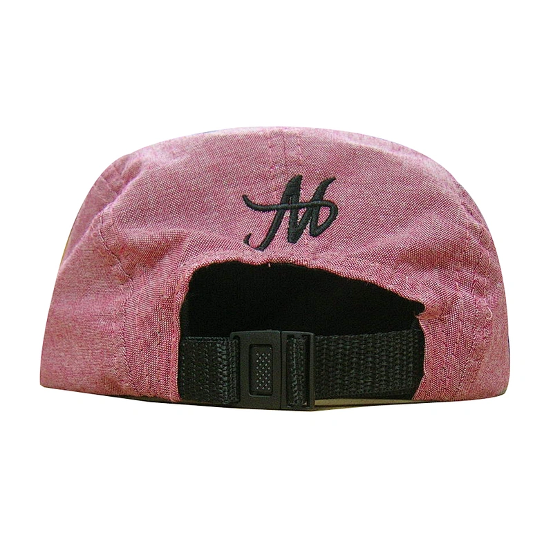 5 panel flat brim hat