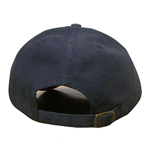 fashion cotton twill navy sandwich cap with embroidery