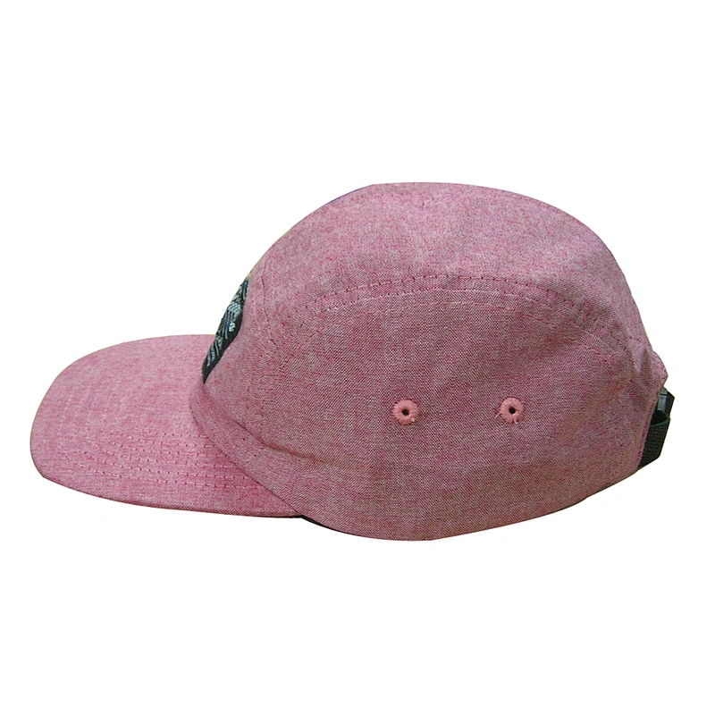 5 panel flat brim hat