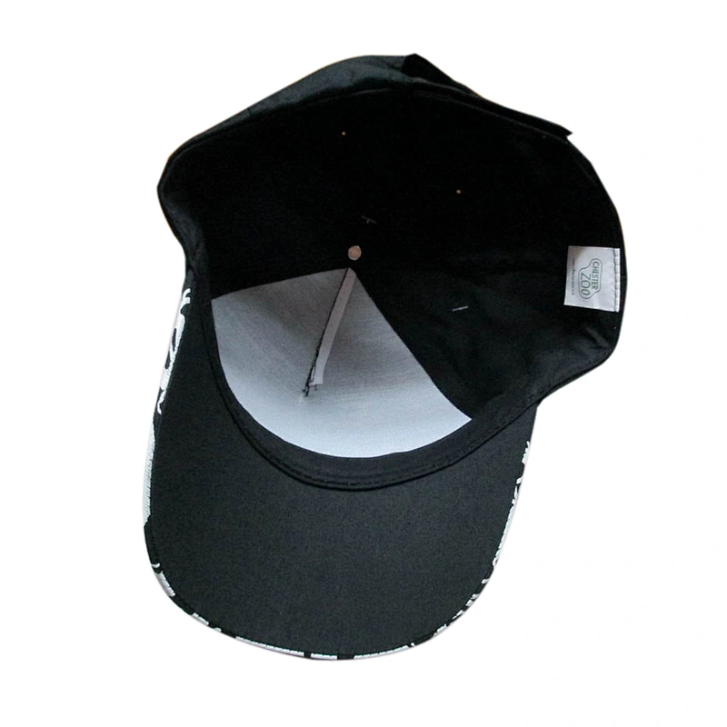 black color printing kids caps and has