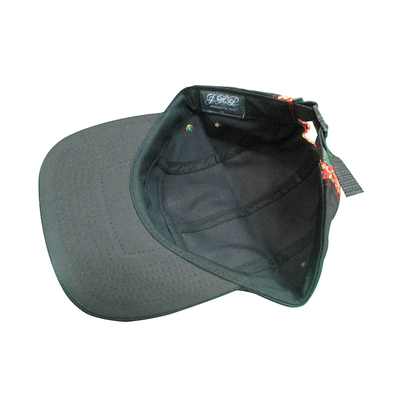 floral simple 5 panel camp hat