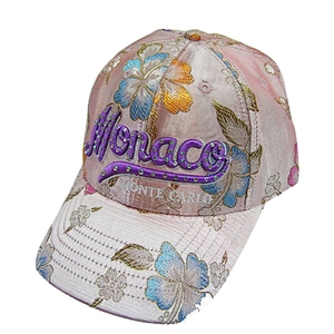6 panel brushed cotton sport caps and baseball hats with 3D embroidery