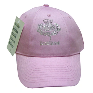 6-panel 100% cotton twill sports cap with custom logo embroidery