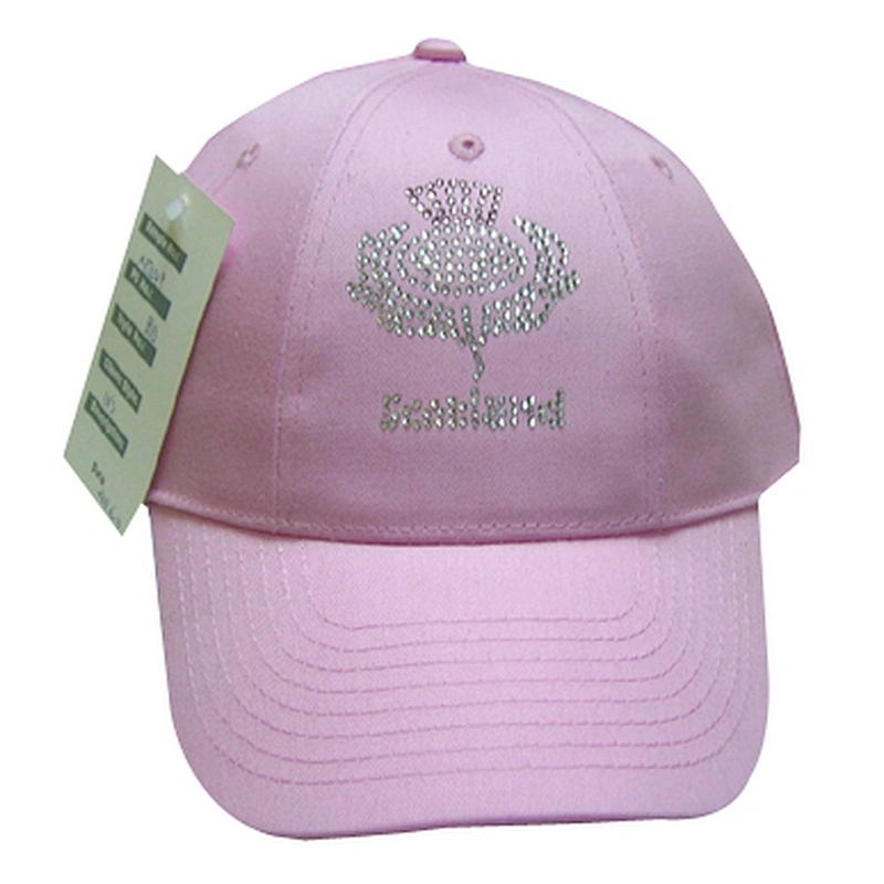6-panel 100% cotton twill sports cap with custom logo embroidery