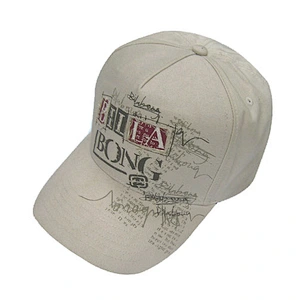 5-panel printing cotton twill  sports cap with embroidery