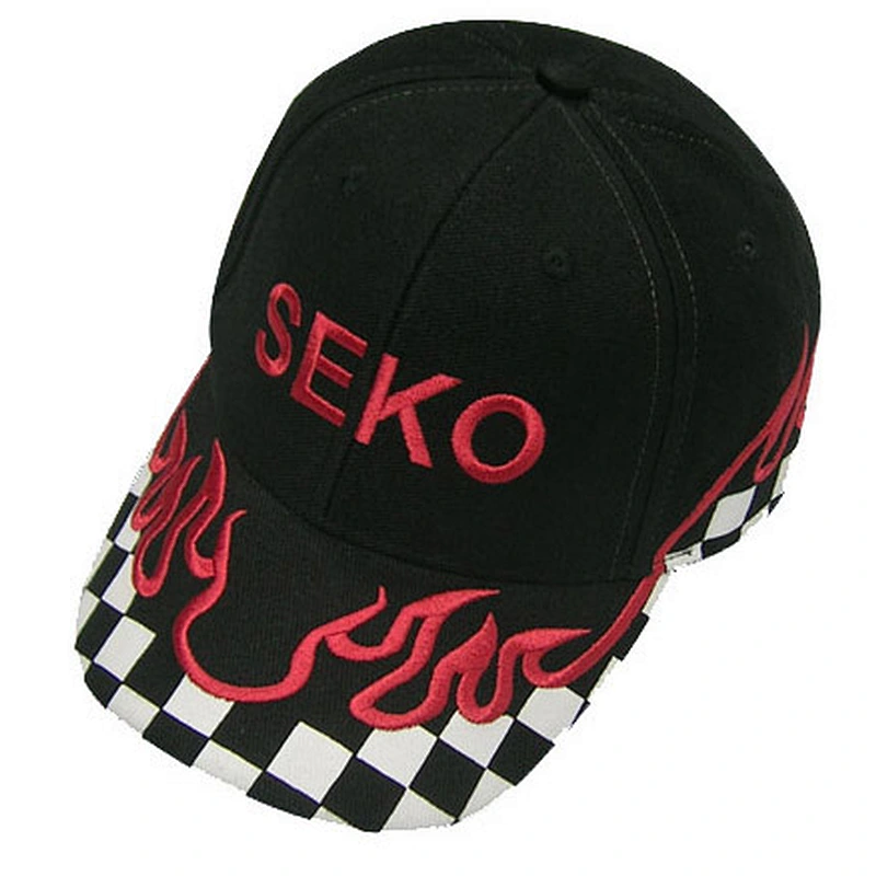 6 panel sports cap with embroidery for promotional