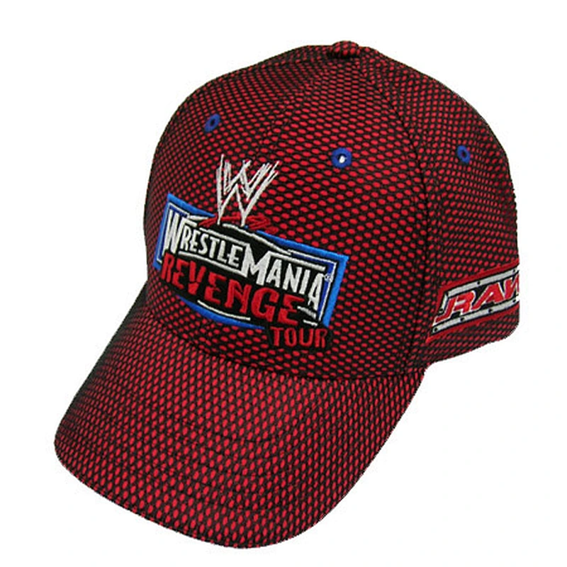 Fashion 6 panel mesh sports cap with embroidery