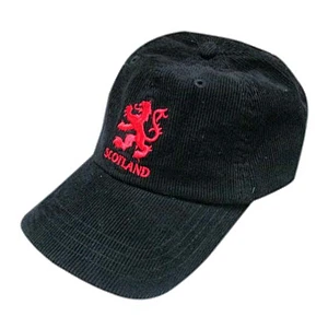 corduroy 6 panel baseball cap with embroidery