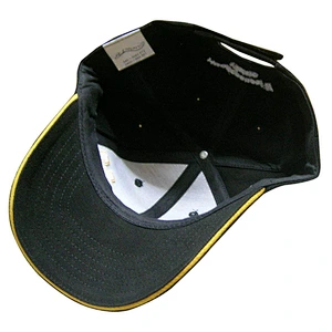 Fashion 6 panel brushed baseball caps with embroidery