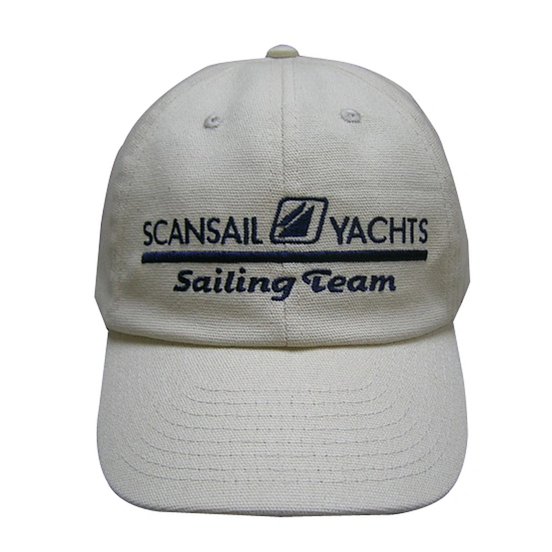 beige color embroidery sport cap