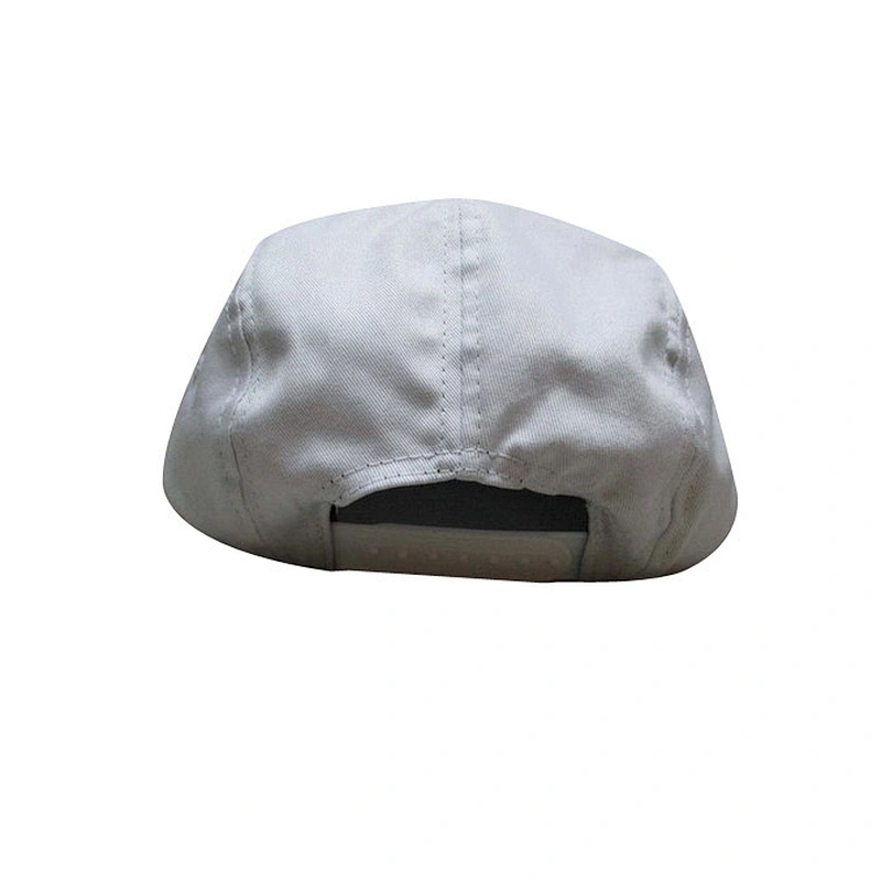 blank different colors 5 panel camp cap with big and width visor