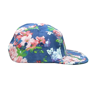 floral 5 panel camp hat