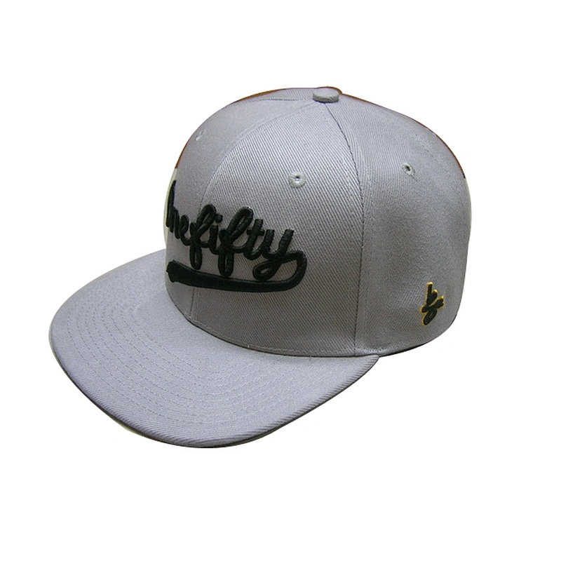 wholesale 100% cotton special embroidery snapback hats with flat brim