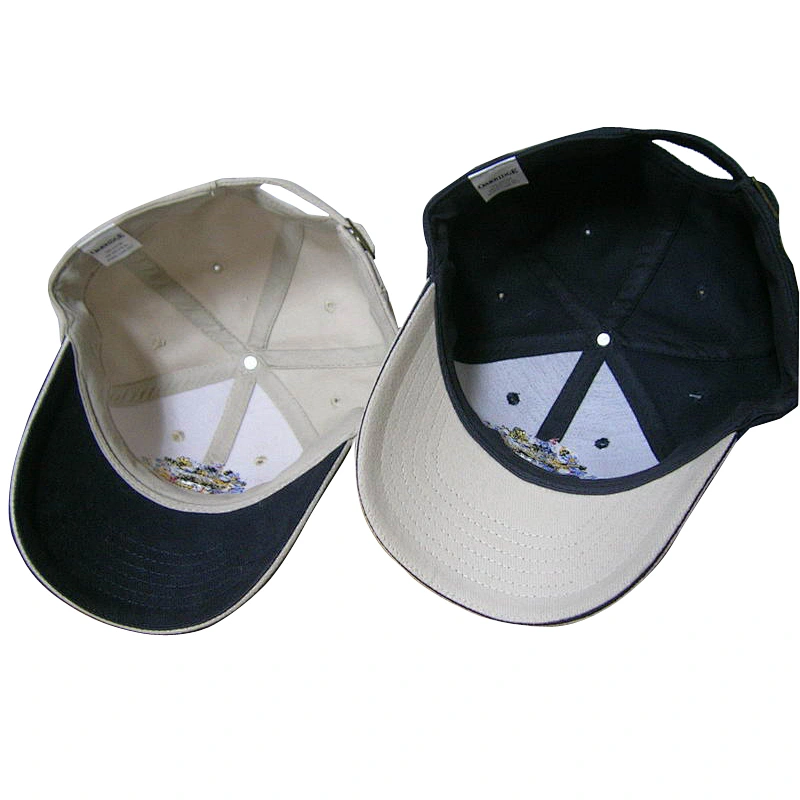 6 panel embroidery baseball cap  and sport cap for promotional