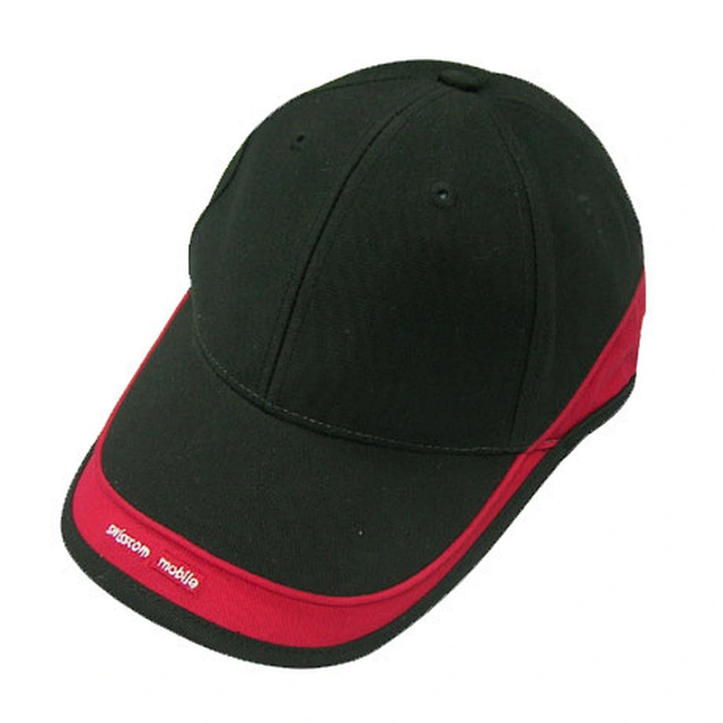 fashion 6 panel running caps with embroidery