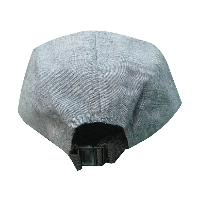 Custom-made simple 5 panel camp snapback hat with flower printing