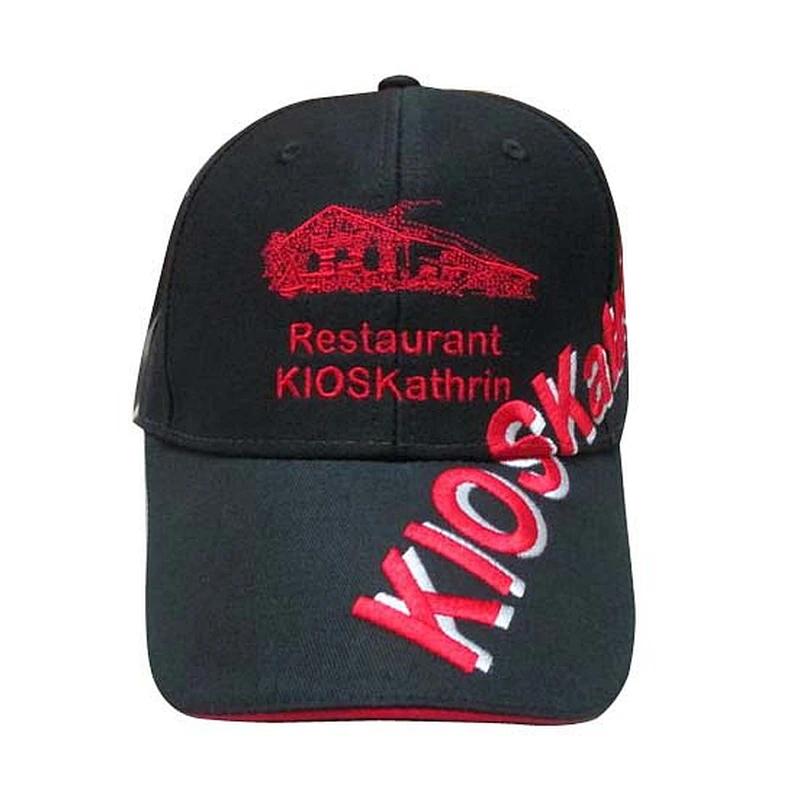 wholesale cheap cotton twill customized 6 panel sports cap with embroidery