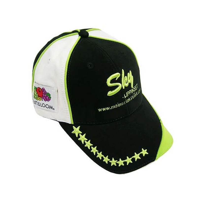 3D embroidery colorful caps