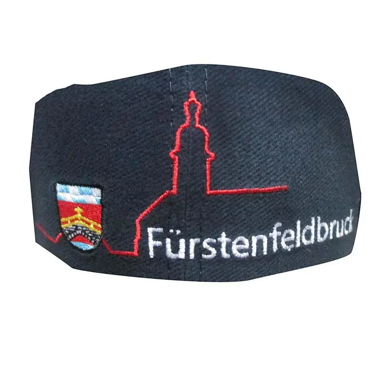 custom 6 paenel embroidery on front navy sports caps and hats