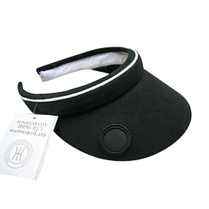 plain visor hat with ball marker on upper visor