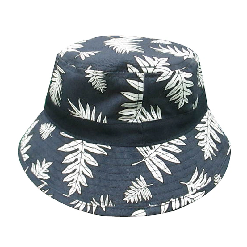 The leaves pattern fabric custom design bucket hat