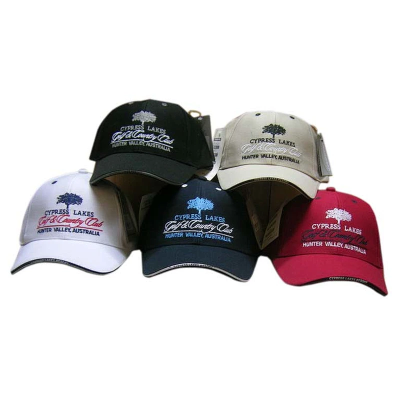 6 panel embroidery baseball cap