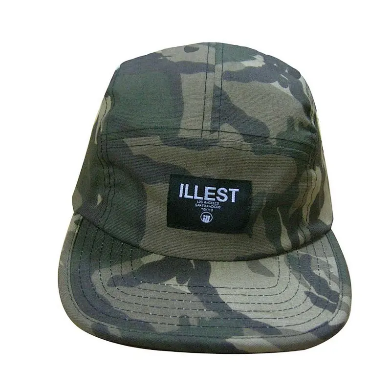 simple 5 panel camp hat