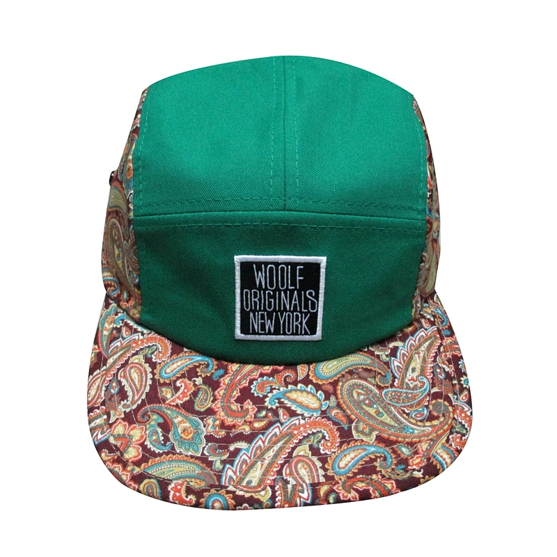 fashion floral 5 panel hat wholesale in factory