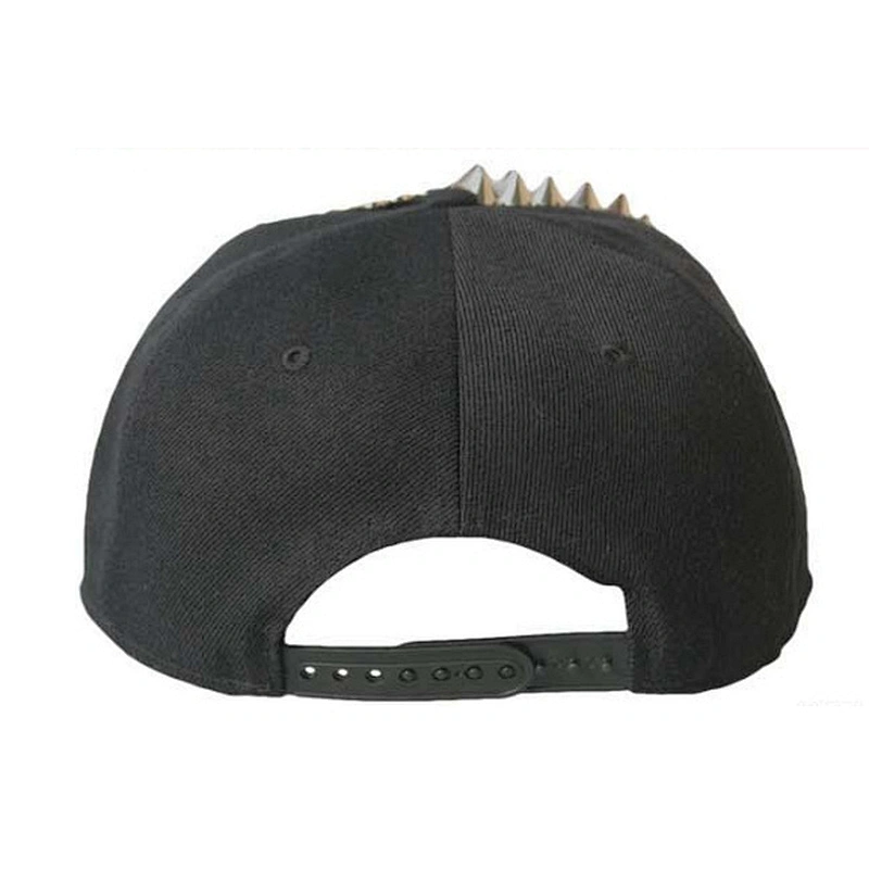 Custom stud spike hat snapback caps punk style hat