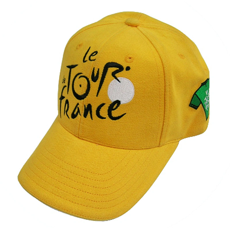 6 panel brushed cotton sport caps and baseball hats with 3D embroidery