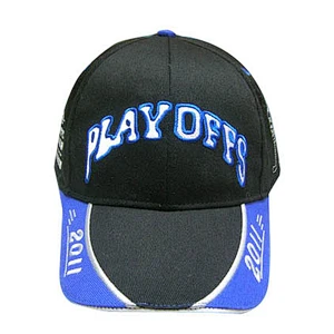 Fashion cotton twill 6 panel sports caps with embroidery