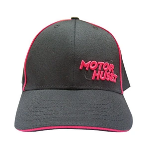 fitted baseball hat with piping