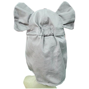 Elephant face animal kids cap