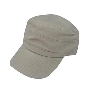 simple cotton twill custom plain army style hat