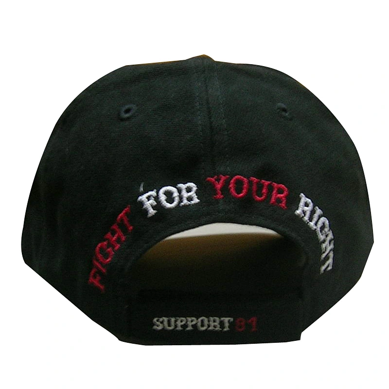 Fashion 6 panel customer's raised embroidery caps