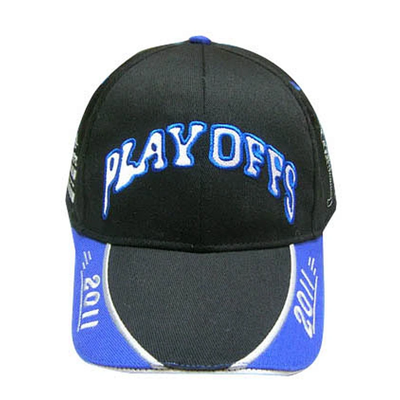 Fashion football cap with embroidery