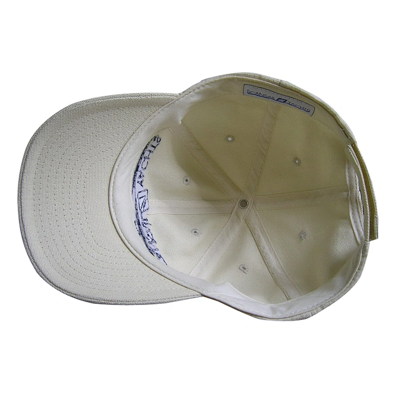 beige color embroidery sport cap