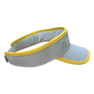 High quality 100% cotton sunvisor hat with contrast binding