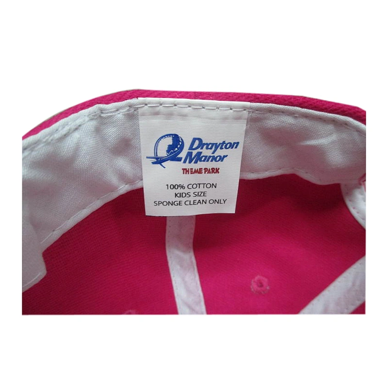 lovely pink color kids caps with embroidery for lovely girls