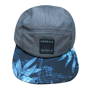 5 panel camp denim canvas hat
