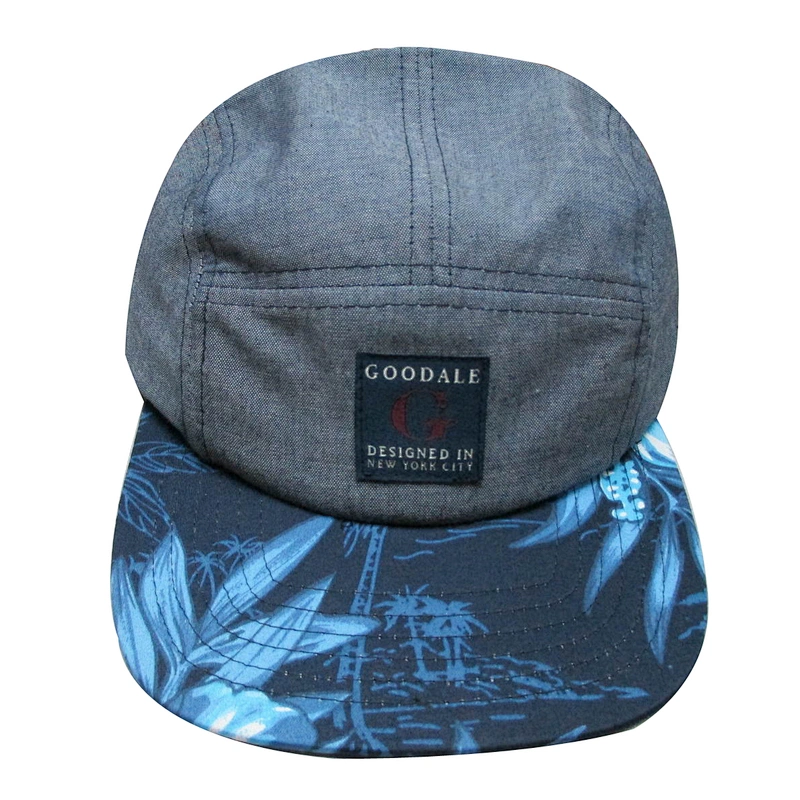 5 panel camp denim canvas hat